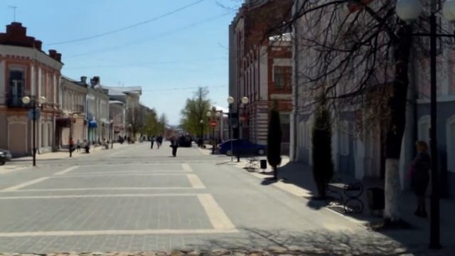 vatravel.ru Пешеходная улица Мира (Торговая) в Ельце (Липецкая обл) смотреть онлайн