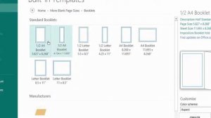 How to make a booklet in Publisher 2013