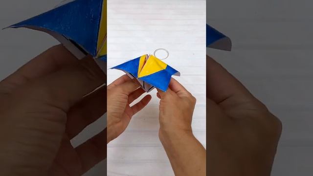 Diy origami crafts / Поделки из бумаги / Павлин из бумаги #shorts