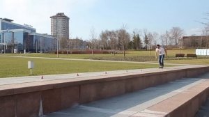 Трюки на роликах - как ездить на одной ноге