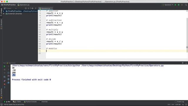 Python 3 Basics: Arithmetic Operator