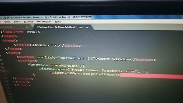 Javascript Window Open & Close Methods in Hindi.