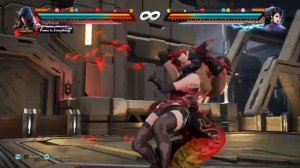 Tekken 7 Jin's Tidal Wave & Rage Art on Zafina