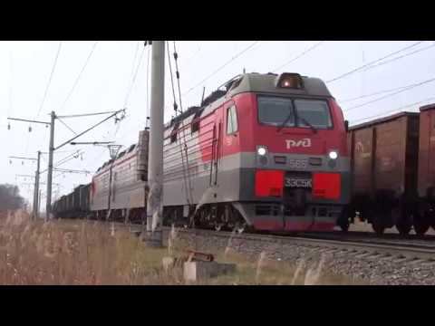 3ЭС5К-397 с невоспитанным машинистом и 3ЭС5К-565 смотреть онлайн