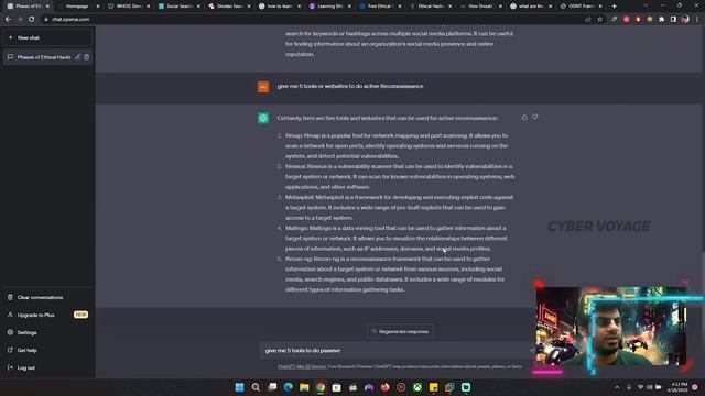 Learn Ethical Hacking Using ChatGPT | Cyber Voyage | In Tamil смотреть онлайн