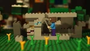LEGO Minecraft САМОДЕЛКА и Выживание Лего НУБика