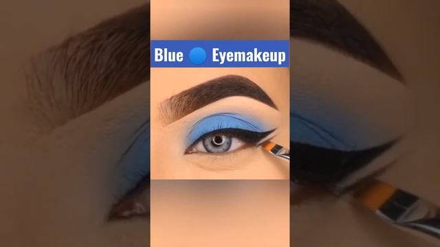 Blue Eyemakeup ?️ #instagram #shots #youtubeshorts #status #eyemakeup #trending #trend #reels