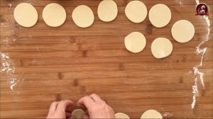 Розочки из теста с фаршем