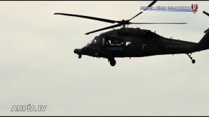 El helicóptero ‪AH60‬ Arpía de la Fuerza Aérea Colombiana es una poderosa arma