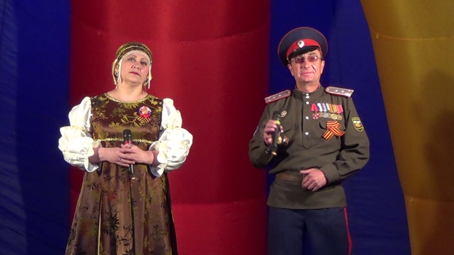 Синенький скромный платочек.Ряжск.9 мая2018.