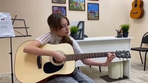 (cover by) "Кукушка"-Виктор Цой/Полина Гагарина на гитаре кавер