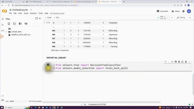 SIMPLE MACHINE LEARNING WEB APP  USING PYTHON AND  DJANGO, GOOGLE COLAB ONLINE ANALYSIS  episode 2