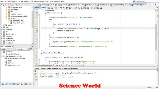 Java Multithreading Runnable Interface | In Java Tutorial