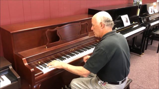 Kawai's 508 Mahogany Decorator Console смотреть онлайн