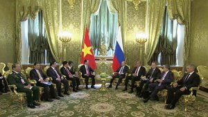 Российско-вьетнамские переговоры на высшем уровне состоялись в Кремле
