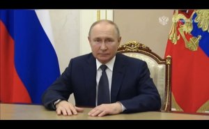 Видеообращение Президента России Владимира Путина по случаю Дня спасателя