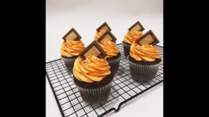 Шоколадные капкейки с апельсиновым конфитюром orange cupcakes Кондитерская школа. Занятие № 6