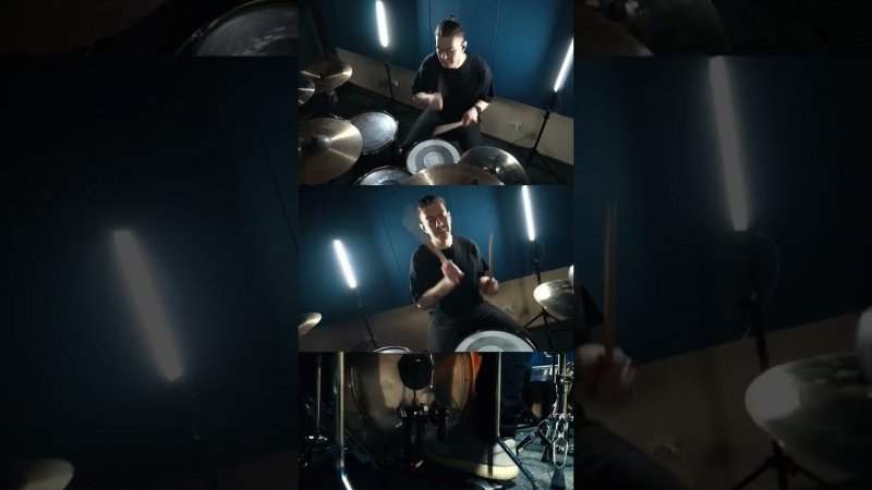 вторая нога не нужна! #pantera #drumcover #guitarsolo