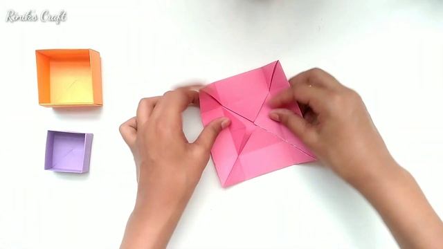 How to make a Paper box | DIY paper box | Origami Easy paper box