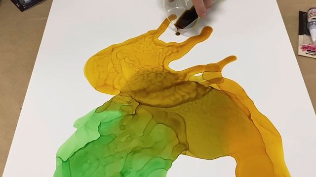 Алкогольные (спиртовые) чернила Pentart Media Ink
