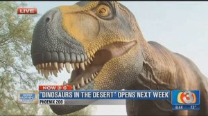 Dinosaurs come to the Phoenix Zoo