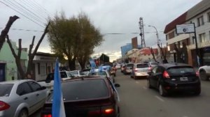 Caravana en rio gallegos. Post argentina belgica