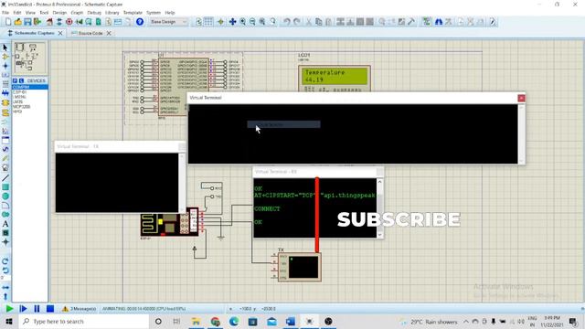 Send Data on Cloud using Raspberry Pi and Esp8266 in Proteus | #techtoob#raspberry#esp8266 смотреть онлайн