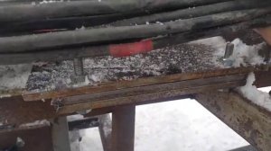 самодельный  гидравлический дровокол.