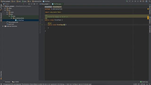 Автотесты на Selenium + Java + Maven. Сайт Delivery club часть 1