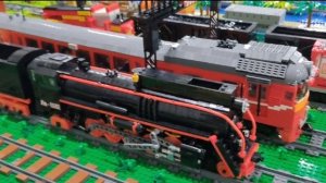 Обзор лего дизель-поезда Д1