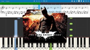 The Dark Knight Rises OST - Why Do We Fall - Hans Zimmer [Piano Tutorial | Sheets | MIDI] Synthesia