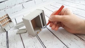 БУФЕТ кукольная мебель своими руками