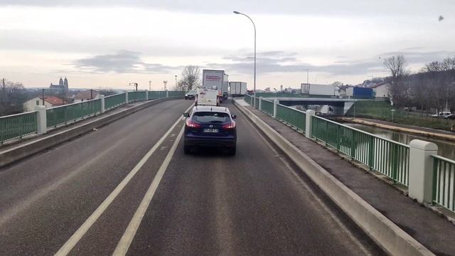 Пилем с Германии во Францию. Повстречали французских протестунов! Дальнобой по Европе. смотреть онлайн