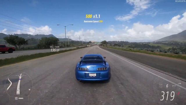 Toyota supra "welcome pack ED" top speed -Forza horizon 5 смотреть онлайн