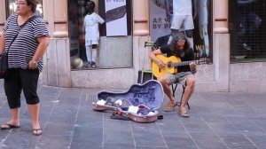Испанская гитара. Spanish guitar, street music
