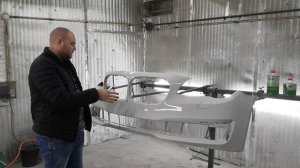 Красим бампер BMW Лак Mipa МS C 210