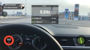 Skoda Octavia A7FL 1.4 TSI+DSG 150hp разгон 0-100, 402м