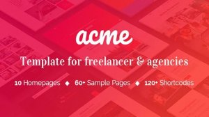 ACME - Theme for freelancers & agencies | Themeforest Website Templates and Themes