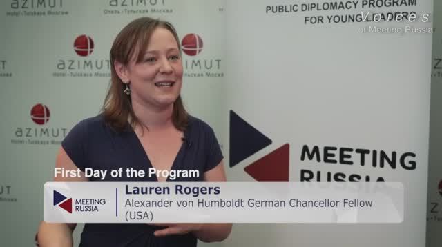 Voice of Meeting Russia - Lauren Rogers (USA)