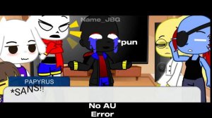 Undertale react to Sans aus /!not bad apple!/ Name_JBG