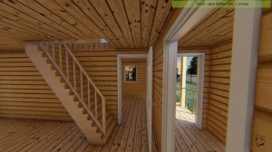 Проект индивидуального жилого дома D029 - 8000х7500 (Project of an individual residential building)