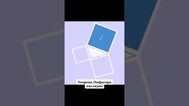 Теорема Пифагора наглядно ? смотреть онлайн