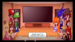 Mario and Sonic characters react to MX and Lord X