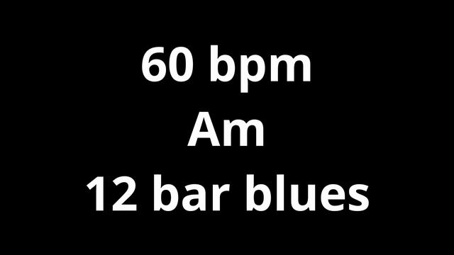 60 bpm tempo ' 12 bar blues Am ' metronome 4/4 смотреть онлайн