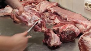 Обвалка полутуши за 10 минут