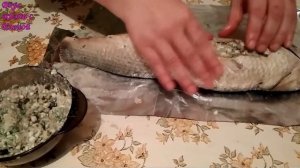 Фаршированная Рыбка в духовке./Stuffed Fish in the oven.