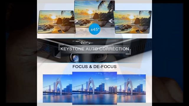 Laiduoao Mini Projector, Video Projector DLP Projector  Review