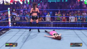 WWE 2K22 PC Mod - Tori Black VS Leah Gotti - Gameplay