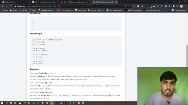 HackerRank Day 4: Class vs. Instance | 30 days of code python in Bangla