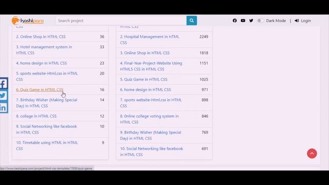Free Web Development Projects to Download... Projects for Placement and Internship.. #Projects
